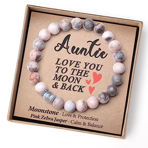 THEMEROL Aunt Gifts from Niece Auntie Gifts Aunt Gifts from Nephew Best Aunt Ever Gifts Bracelet Birthday Mothers Day Gift Just Because Gifts for Her Galentines Valentines Day Christmas Easter