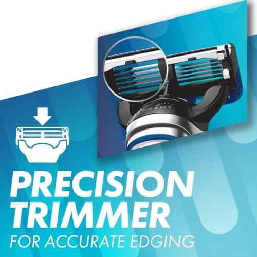 Gillette5 Mens Razor Blade Refills, 12 Count, Lubrastrip for a More Comfortable Shave