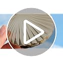 Novabright Sea Shell Compact Mirror 2.7" 1x/2x Magnification