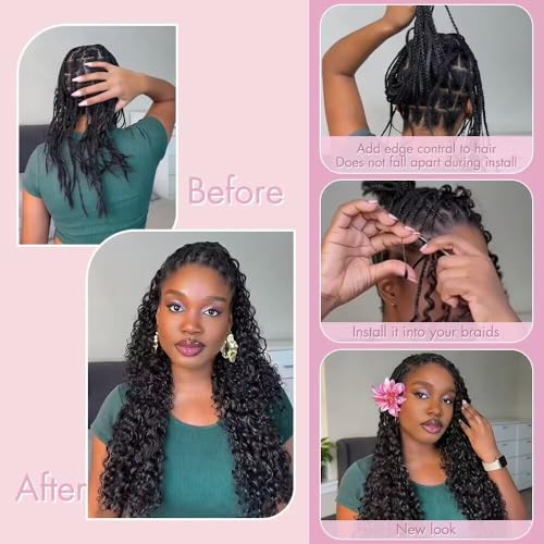 EINbeauty 16 Inch Burmese Curly Crochet Hair for Black Women