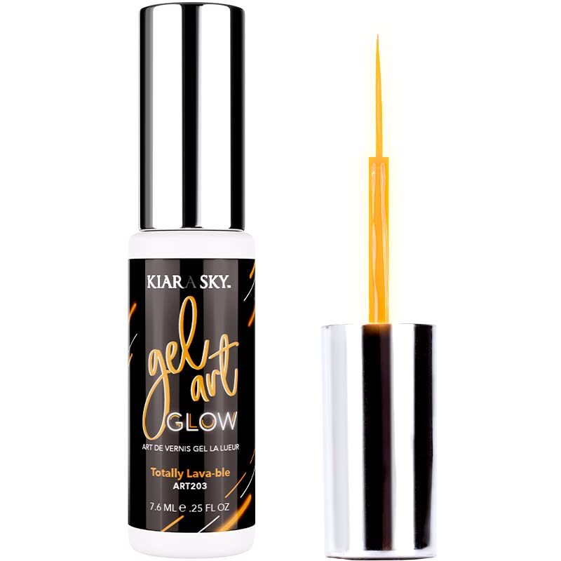 Kiara Sky Glow Gel Art Liner (Totally Lava-ble) Orange