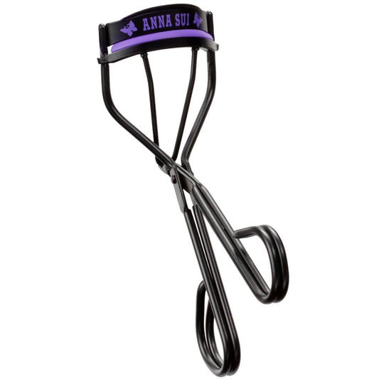 ANNA SUI Eyelash Curler N - Lifts & Curls Lashes for Perfect - Stylish Black with Purple Butterfly Motif