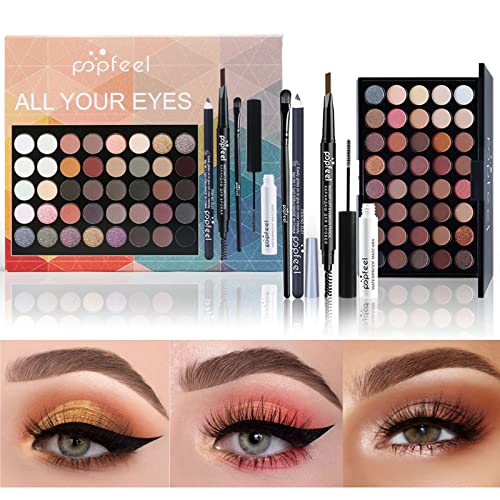 All-in-One Makeup Kit for Beginners | Eyeshadow, Mascara, Brushes