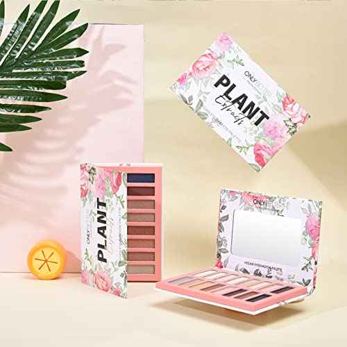 Vegan Nude Eyeshadow Palette - 16 Shades Organic, High Pigment, Long Lasting Shimmer