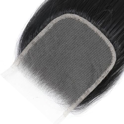 22-Inch 4x4 HD Transparent Lace Closure - Natural Black Human Hair