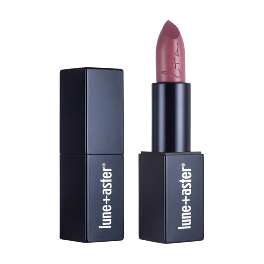 Lune+Aster PowerLips Lipstick - Double Booked - Formulated with nourishing jojoba oil, vitamin E and sunflower seed oil, the creamy, lightweight texture glides on smoothly