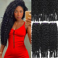 Burmese Curly Human Hair 3 Bundles (14 16 18) 100% Virgin