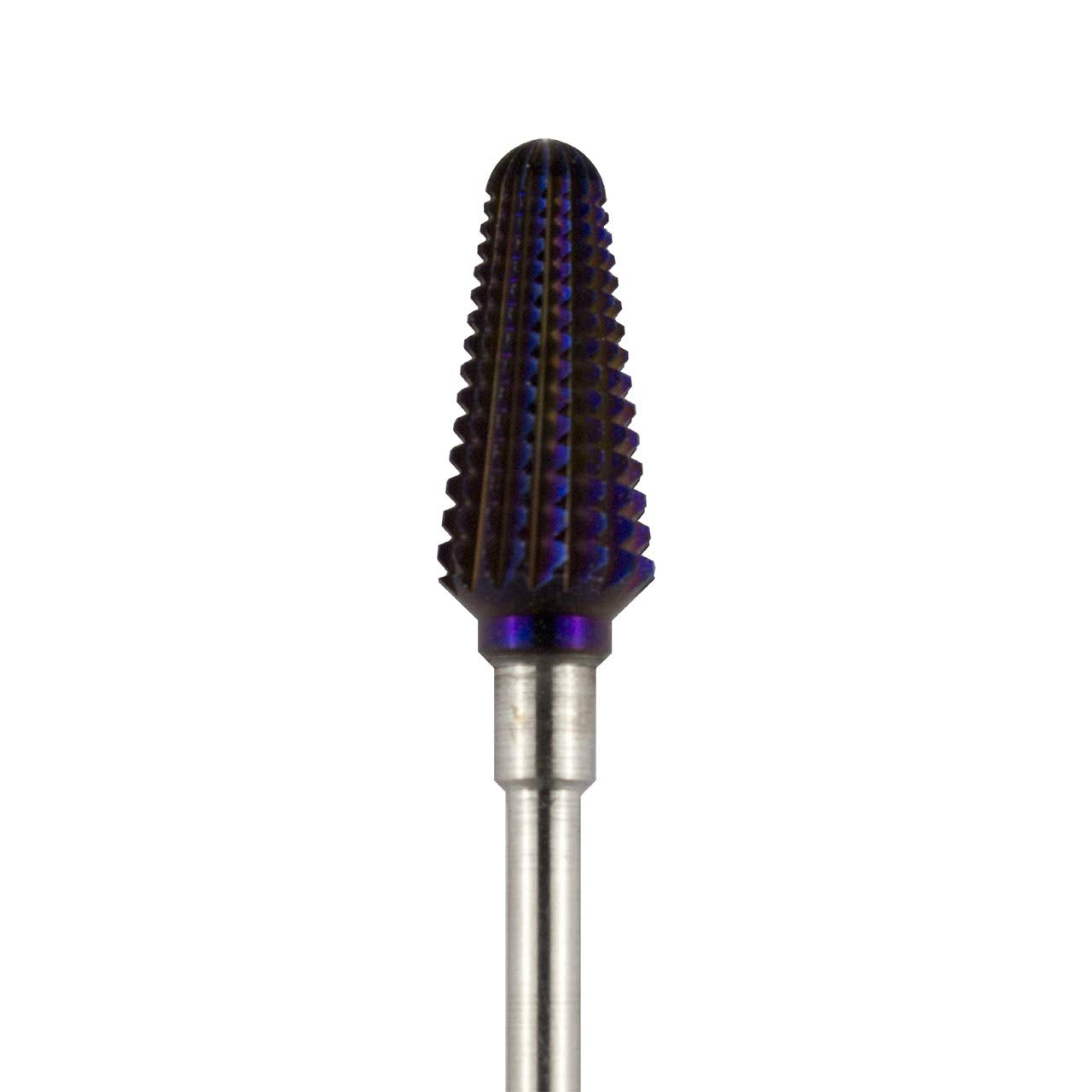 C & I TAPERED TORNADO & TEXAS TORNADO Nail Drill Bit for Nail Drill Machine, Purple Coated (Texas Tornado C)