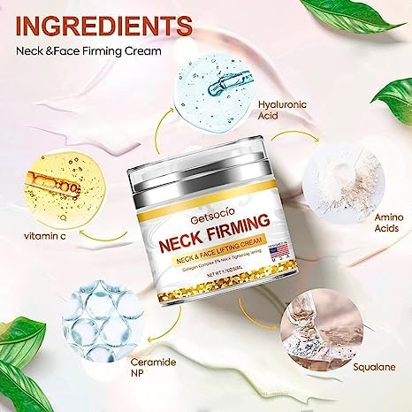 Neck Firming Cream for Tightening Firming: Anti Aging Facial Moisturizer with Retinol Collagen and Hyaluronic Acid - Instant Face Lift Cream- Wrinkle Cream for Women Lifting, Firming & Hydrating