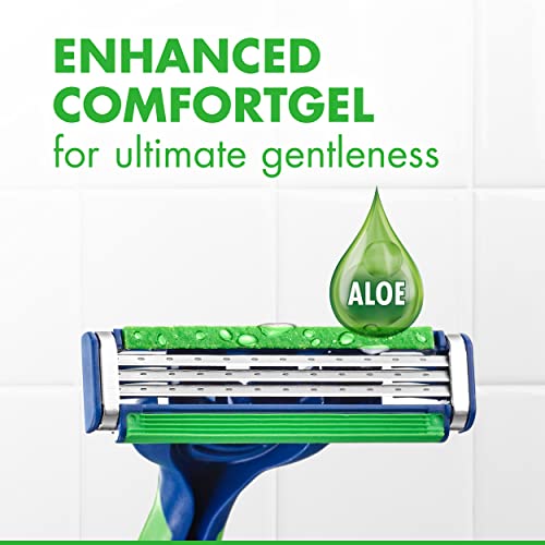 Gillette Sensor3 Sensitive Men's Disposable Razor, 4-Pack