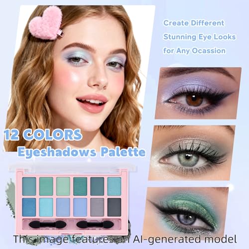 Color Nymph Teen Makeup Kit with Travel Bag - All In One
