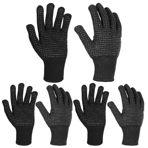 Heat Resistant Gloves for Hair Styling – 3 Pairs