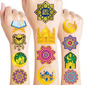 96 Eid Ramadan Temporary Tattoos - Pre-Cut Party Favors