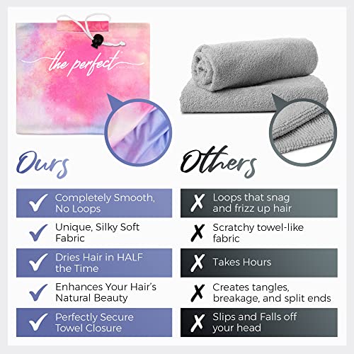 Microfiber Hair Plopping Towel Set – 3-Piece Anti-Frizz