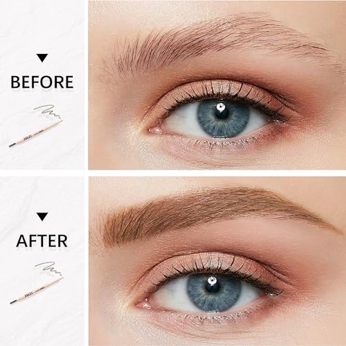 Waterproof Eyebrow Pencil with Dual Brush - Medium Brown