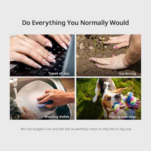 BTArtbox Press On Nails Almond - Lamp-Curable Dark Red Medium Press On Nails with Glue for Women, Semi-Transparent Soft Gel Glue On Nails in 15 Sizes - 30 Stick On Nails Kit, Blackout