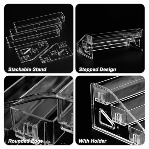 3-Tier Acrylic Nail Polish Organizer Stand