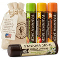 Panama Jack SPF 45 Lip Balm Sunscreen - 4 Flavor Pack