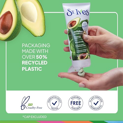 Moderate Exfoliating Face Scrub with Avocado & Honey - 6 oz - Variation of THIS listing