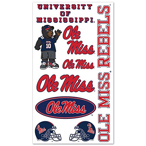 Mississippi "Ole Miss" Rebels Temporary Tattoos