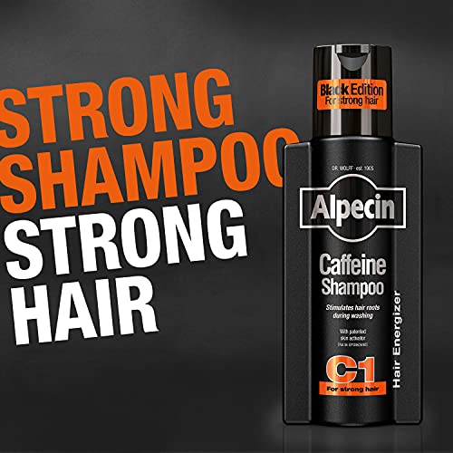 Alpecin Caffeine Shampoo C1 Black Edition - 8.45 oz
