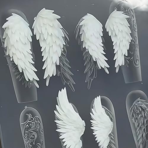 3D Wing Nail Mold - Silicone Nail Art Tool for Charms & Accessories