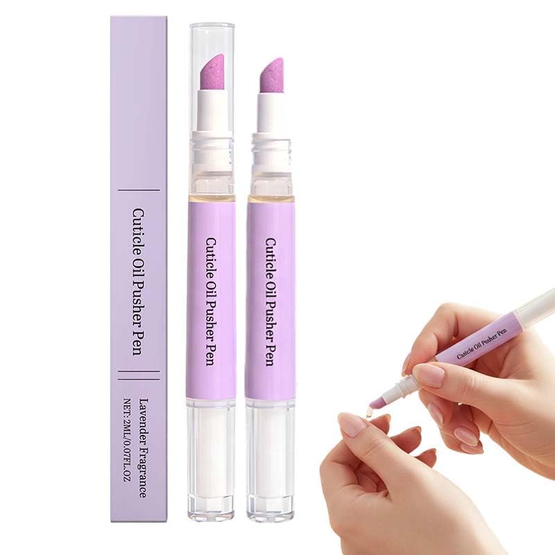 2-in-1 Cuticle Pusher & Oil Pen with Ceramic Tip