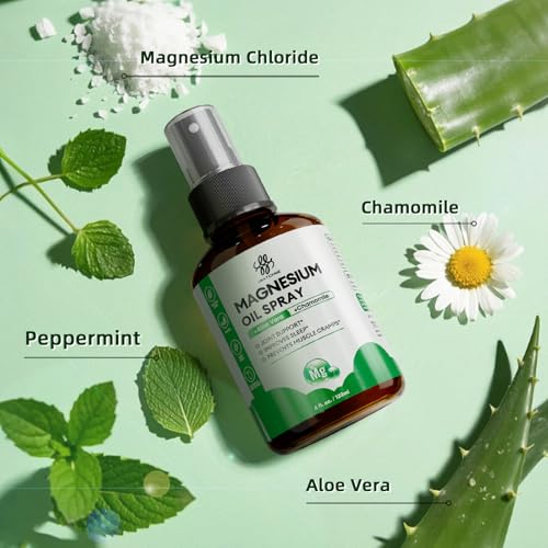 Magnesium Oil Spray for Feet & Body – Sleep & Muscle Relief