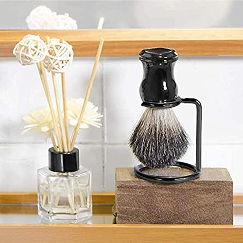 Grandslam Shave Brush Stand Stainless Steel for Badger Shaving Brushes Holder Height 2.8inch/7cm Space Saver
