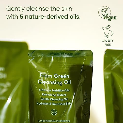 PURITO From Green Cleansing Oil Refill 6.76 fl.oz / 200ml Gentle Facial Cleanser, Cruelty-free & Vegan, Nature-derived Oils (Refill)