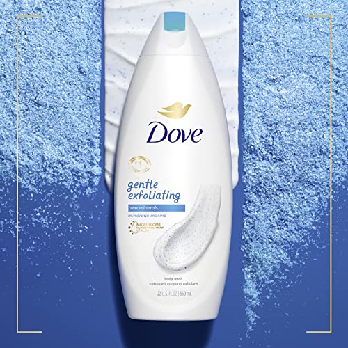 Dove Body Wash Instantly Reveals Visibly Smoother Skin Gentle Exfoliating Effectively Washes Away Bacteria While Nourishing Your Skin 22 oz 4 Count