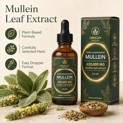Super Concentrated Mullein Drops - 2 Fl oz by Origin Drops