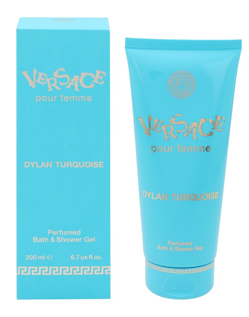 Versace Pour Femme Dylan Turquoise Shower Gel, 6.7 Ounce