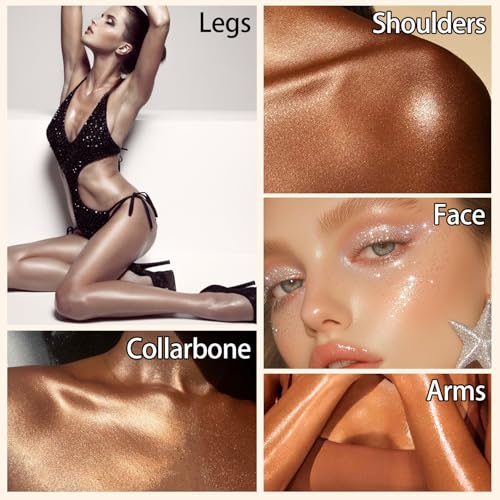 Shimmer Body Oil SPF 45 Sunscreen – Waterproof Luminizer