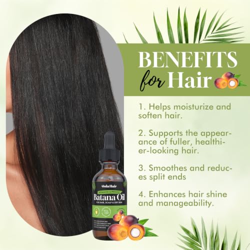 Dolahair Batana Oil for Hair – Moisturizing & Shine (60 mL)
