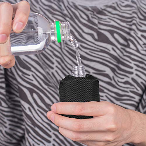 Jollsung 60ML Refillable Hand Sanitizer Bottle Case with Carabiner
