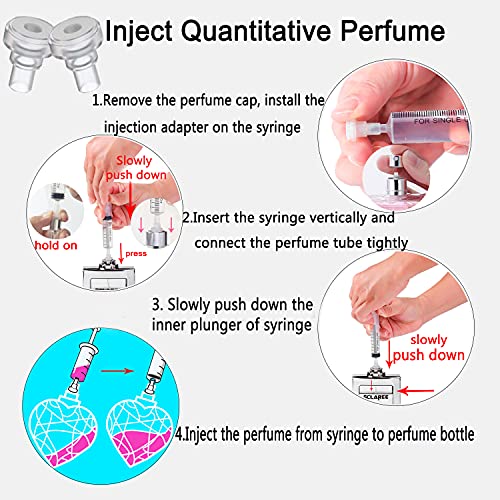 Perfume Refill Pump Kit with Syringes & Adapters