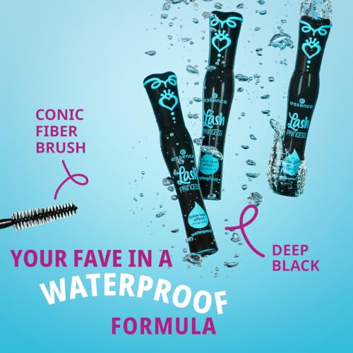 Essence Lash Princess Waterproof & False Lash Effect Mascara Duo, Black