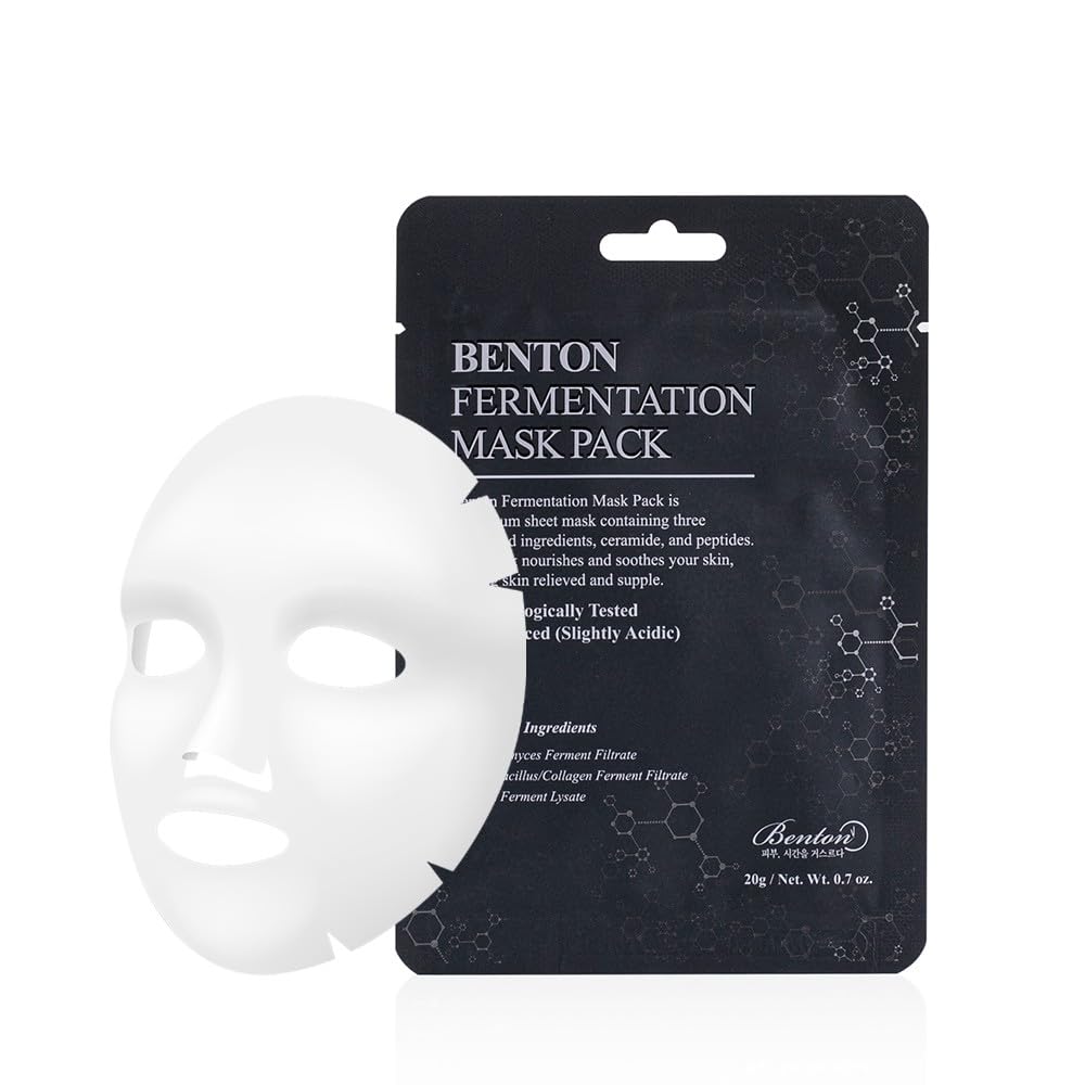 BENTON] Fermentation Mask Pack [10ea] - Wrinkle Care/Nourishing/Giving Radiant Glow/K-beauty/Korean Cosmetic/Skin Care