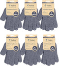 Yiclick 12Pc Exfoliating Gloves - Body Scrub Mitt for Shower