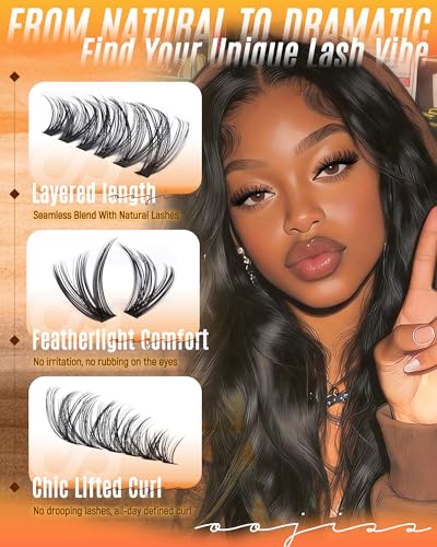 Wispy Lash Clusters Kit 708pcs | 30D-100D Fluffy Eyelash Extensions