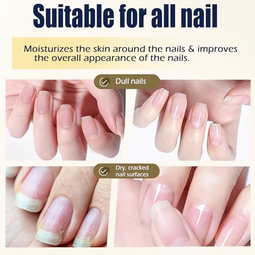 Loobexery Keratin Nail & Cuticle Oil - 2pcs Moisturizing with Aloe Vera & Lavender