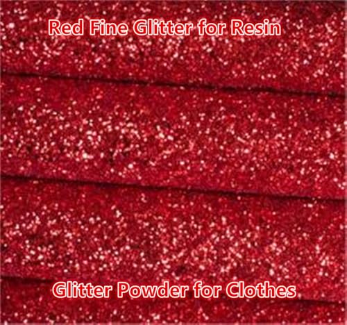 Go Ho Red Glitter Spray for Hair & Body, Festival Sparkle Powder, 10g