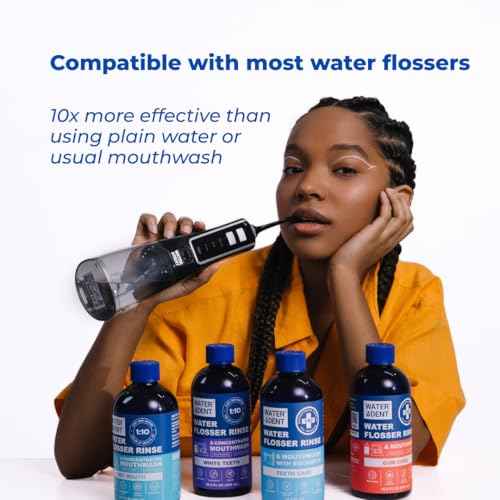 Concentrated Irrigant, Dry Mouth | Add to Water Flossers | Mild Mint & Fruit Flavor |1:10 = 186 fl.oz | Alcohol Free, Fluoride Free. Made in USA (PACK OF 2)