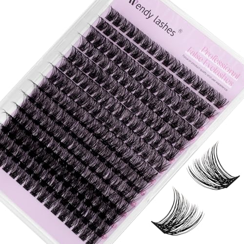 WENDY Cluster Lashes 10-18mm D Curl Wispy Eyelash Extensions