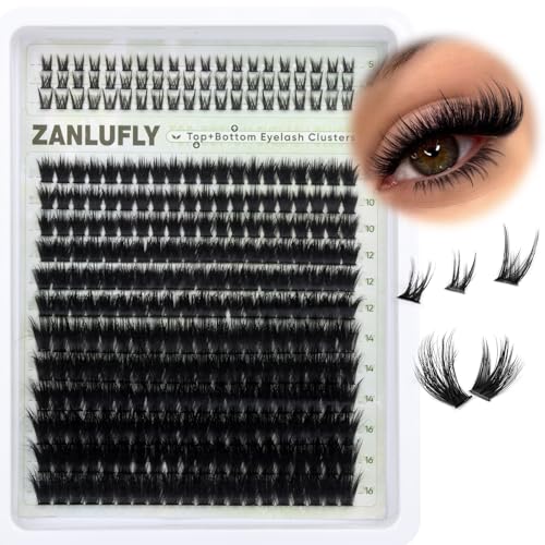 Volume Lash Clusters D-Curly Wispy Eyelash Extensions 300Pcs