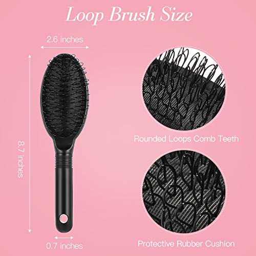 Boao Loop Wig Brush Set - 2 Pc Hair Extension Detangler