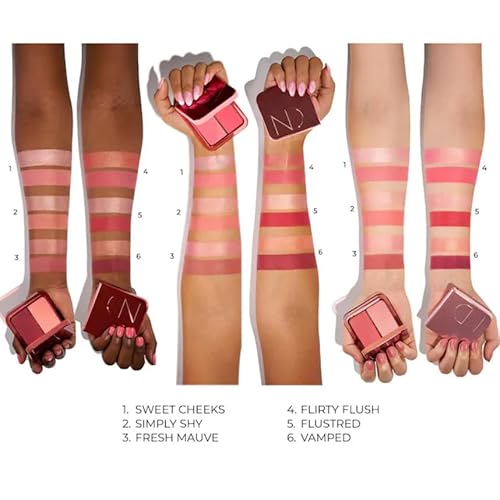 Natasha Denona Hy-Blush Cloudy Cream Cheek Duo in Flustered & Complimentary Face Sheet Masque