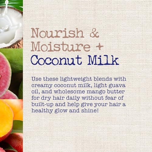 Maui Moisture Nourish & Moisture + Coconut Milk Shampoo to Hydrate and Detangle Curly Hair, Lightweight Daily Moisturizing Shampoo, Vegan, Silicone & Paraben-Free, 13 fl oz (Pack of 2)