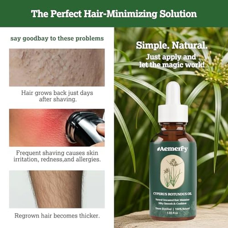 Cyperus Rotundus Oil for Hair Removal & Skin Care